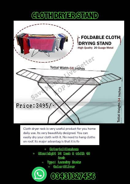 Cloth Drying Stand with High Standard Quality 5
