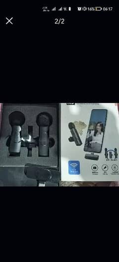 K9 dual wireless microphone with noise cancellation  just like new