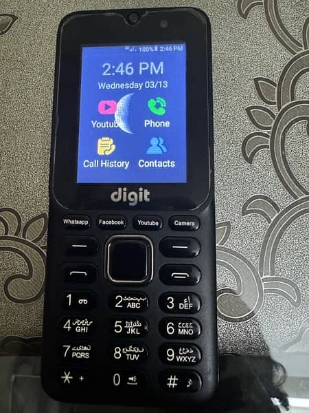 Jazz Digit touch and type dual sim 4G+ 10/10 full box pta approved 4