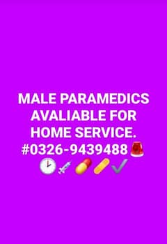 qualified paramedic avaliable