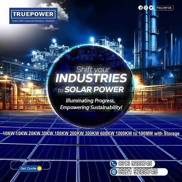 Industrial Solar System 300KW 600KW 1000KW 2MW 100MW 2