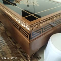 Center table brownish golden color