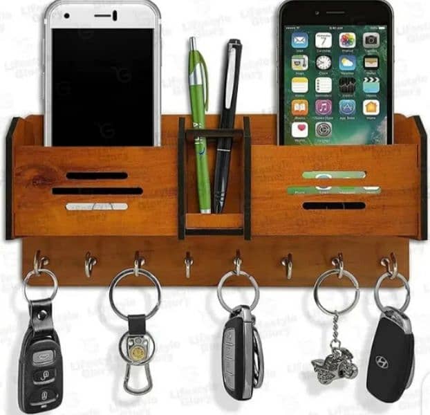 Mobile and Key holder wall hanging 1
