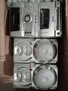 audio cassets player with  audio CD player  remote is missing