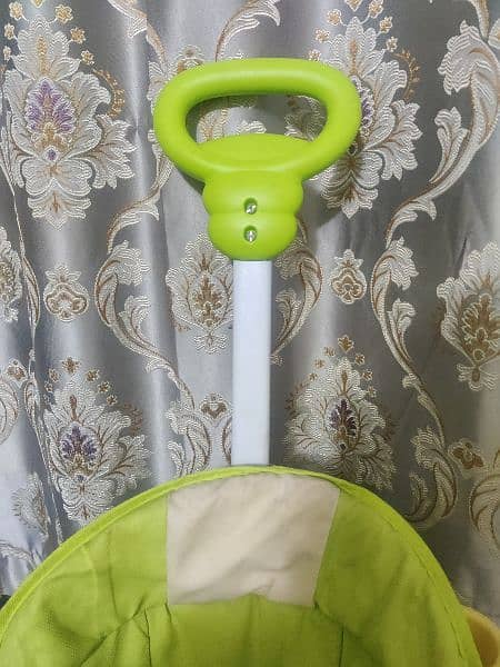 baby walker in green colour 2