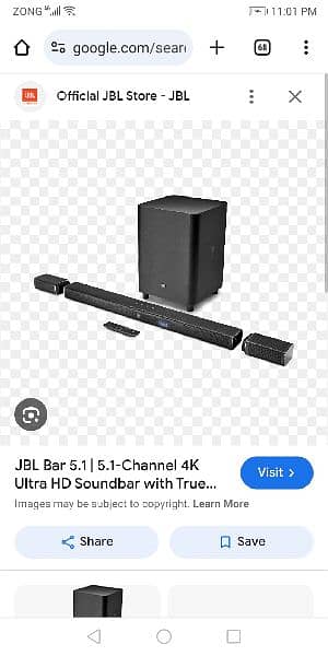 JBL sound Bar 5.1 0