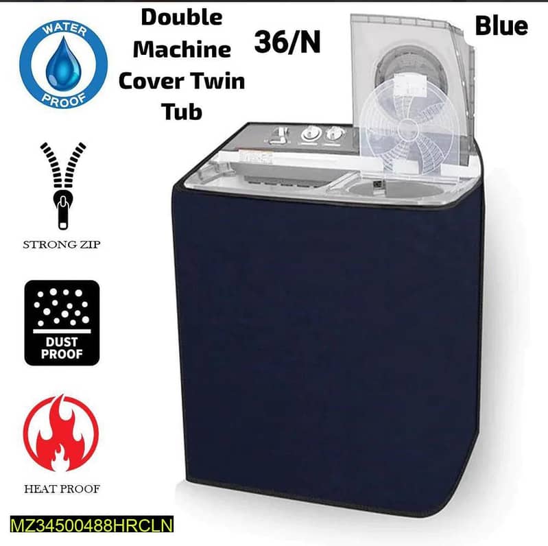 Waterproof Washing machine cover (Single or twin tub) 8