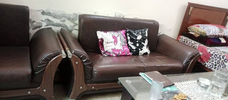 brown  colour sofa 2