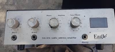 Eagle public address amplifier. 0
