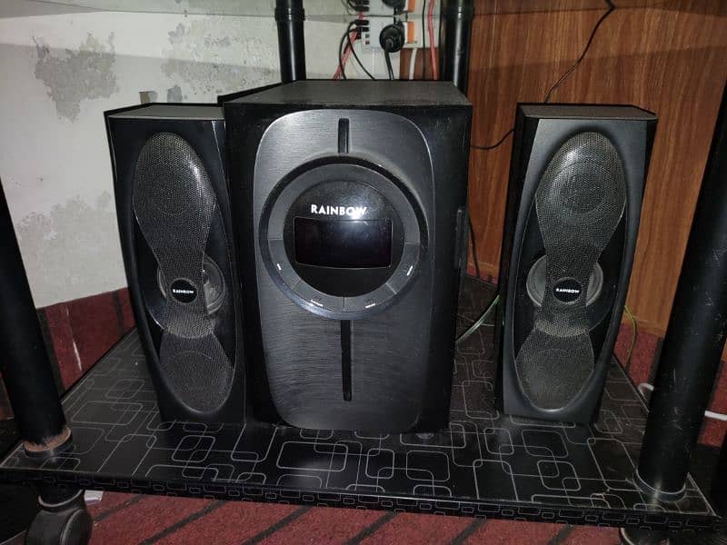 rainbow subwoofer with speaker remote 3