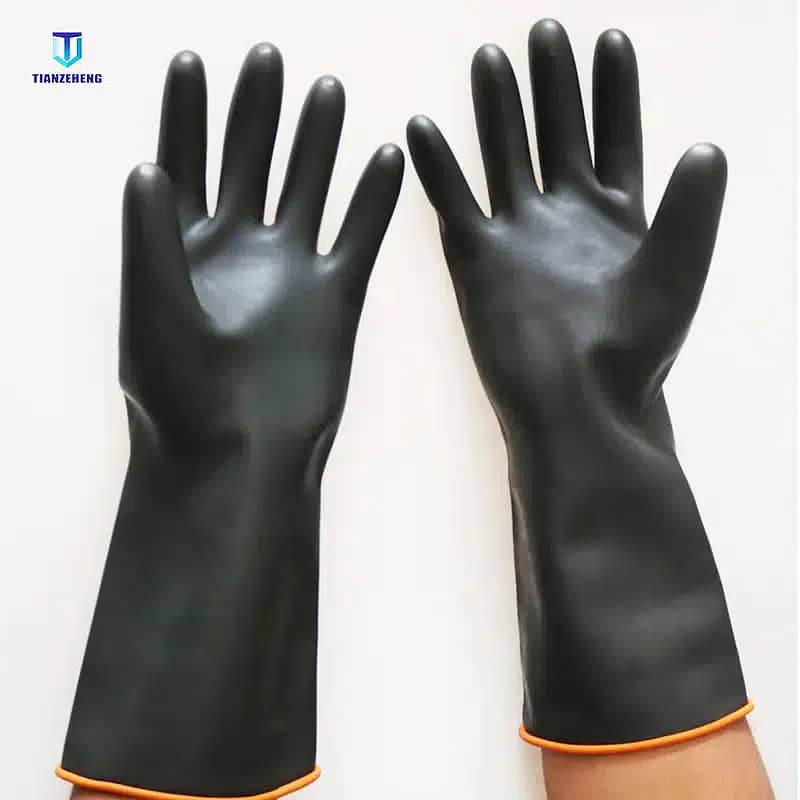 Cotton gloves knitted Working Gloves Leather Rubber Gloves PVC coated 6