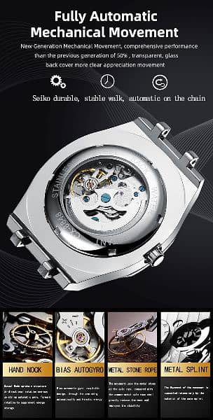 CHENXI 8848 Automatic Men Top Brand Mechanical Wristwatch Business 3