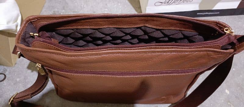 Original Jafferjee's Leather Laptop Bag 3