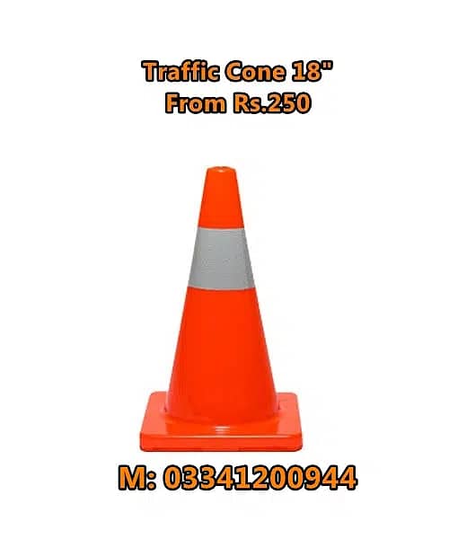 Traffic Cones Road Safety reflector tape cateye delineator baton light 0