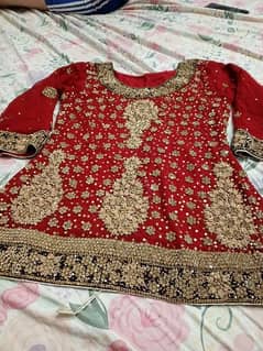 Bridal Red lehnga for sale, Fitting margin available