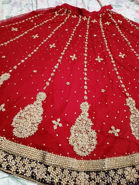 Bridal Red lehnga for sale, Fitting margin available 2