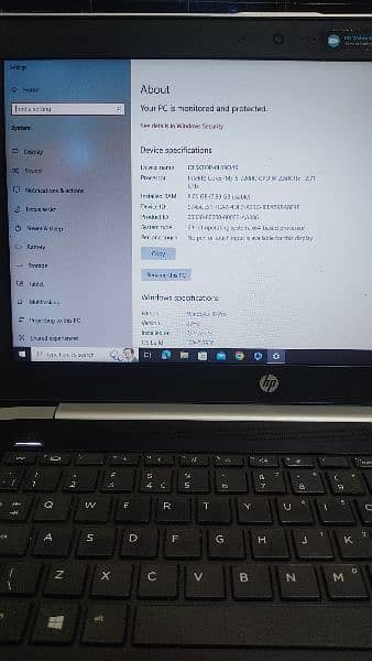 laptop HP 440 ProBook G5 i5/7th Gen  8/256 SSD / 500 HDD 7