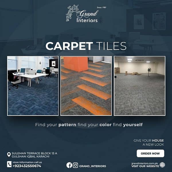 Carpet tiles carpet tile commercial carpets designer  Grand interiors 0