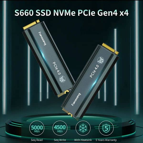 FANXIANG 660 Nvme Gen4 1TB 2TB SSD M2 NGFF aInternal Solid State Drive 1