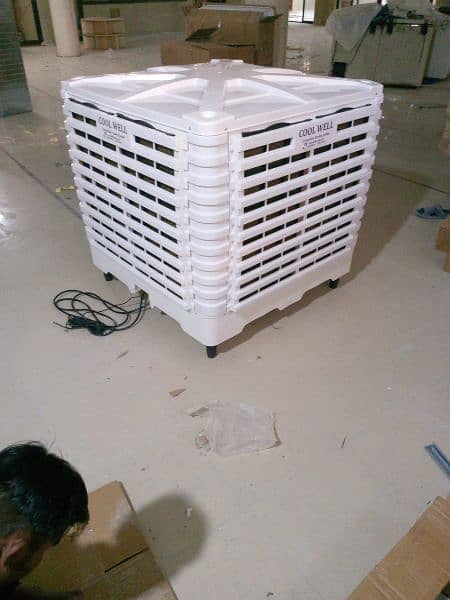 Evaporative cooler and Duct system 1