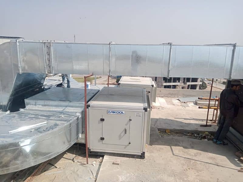 Evaporative cooler and Duct system 8