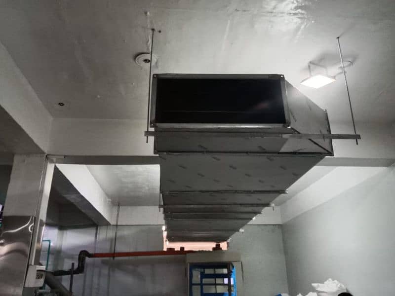 Evaporative cooler and Duct system 9