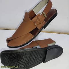 Leather Afridi chappal for men's