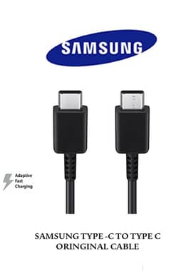 Original Samsung Super Fast Type-C to Type-C Cable 1.8M Black/White 0