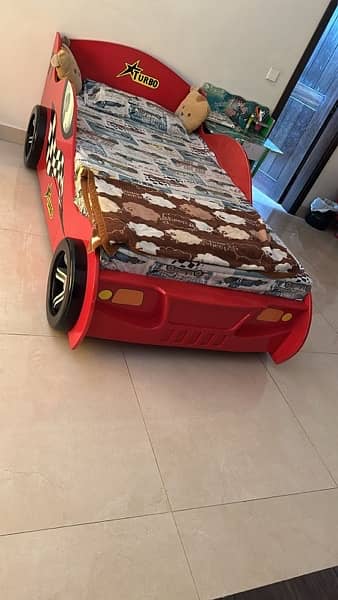 car bed  for boys. WITHOUT MATERESS/ no delivery 1