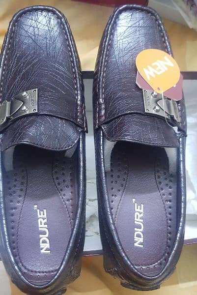 Mens shoes new Ndure brand coffee color 1