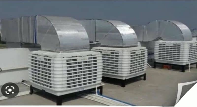 Evaporative Air Ducting Cooler System 0