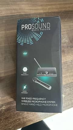 PROSOUND VHF FIXED FREQUENCY WIRELESS MICROPHONE SYSTEM