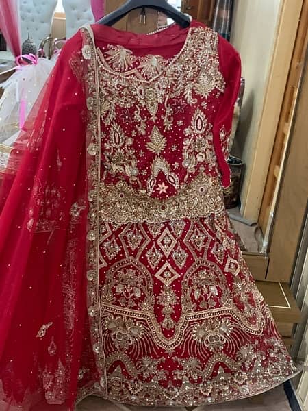 brand new bridal mehroon lehngaa 14