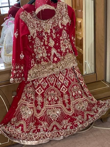 brand new bridal mehroon lehngaa 16