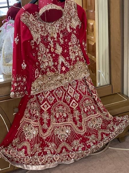 brand new bridal mehroon lehngaa 17
