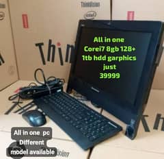 Aio Business pc corei7.8gb 128 1000hdd gb garphics