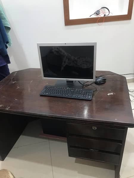 Office Table/ computer Table with Solid wood Office chair For sale 4