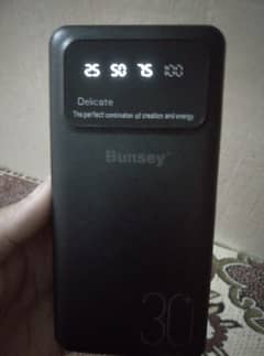 BUNSEY POERBANK 30,000 MAH Just 5299 with Discount