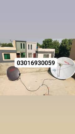 80. Dish antenna tv and service all world 0301 6930059