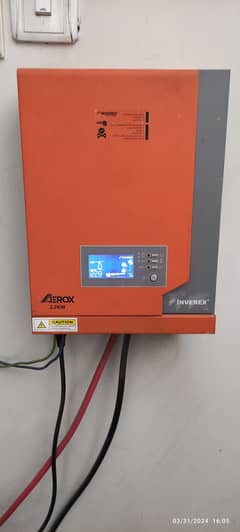Inverex 2.2 kw Aerox and 2 Daewoo 180, 180 batteries