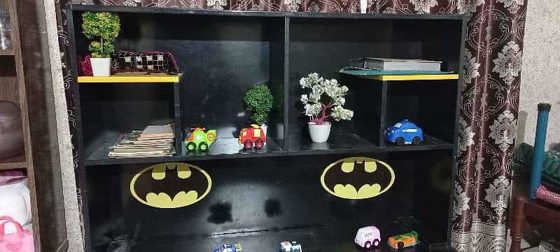 Batman Study/Computer Table with Racks for Kids 1