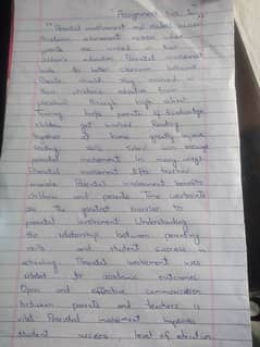 assignment hand writing work