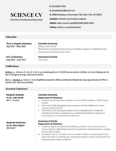 CV and Resume writing RS 200 15