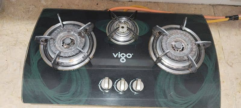 Vigo 3 Burner Glass Gas Stove 1