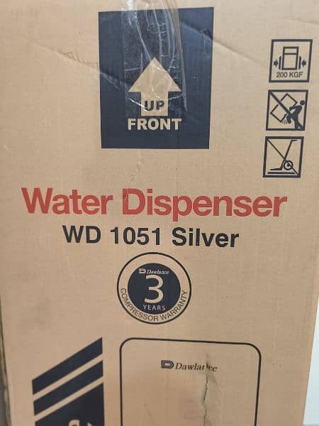 Dawlance water dispenser, never used 1