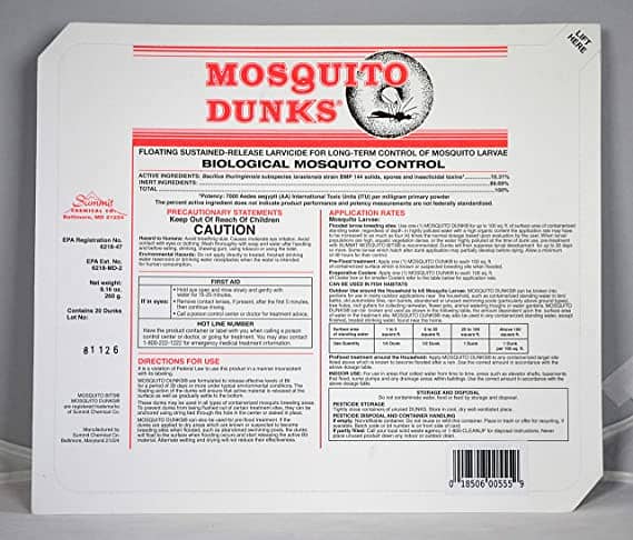 Mosquito Dunks - Larva Killer -Effective for 30 Days - Made in USA 1