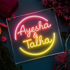 Customized Neon sign board with our fastest & free delivery in Lahore