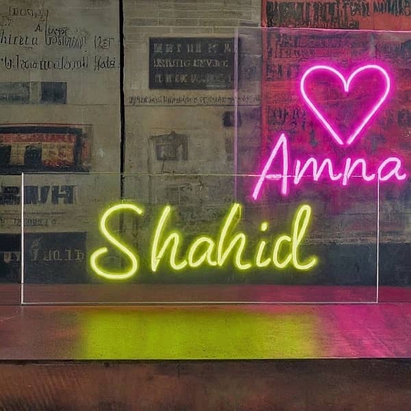 Customized Neon sign board with our fastest & free delivery in Lahore 4
