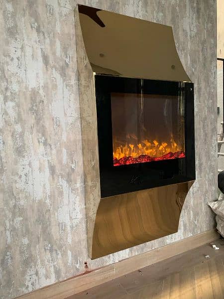 Electric 3d and gas fireplace 2