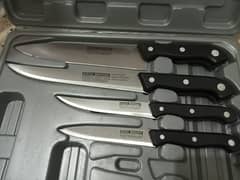 brand new Germany knife set with cutting boar